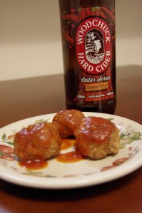 Woodchuck Smoked Apple Cider Meatballs Recipe